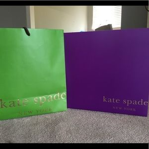 Kate Spade shopping bag/gift box/dust bags